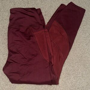 Maroon Leggings